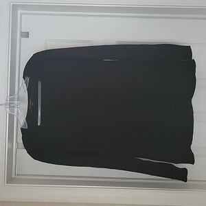 Ann Taylor 100% cashmere vneck sweater in black size L